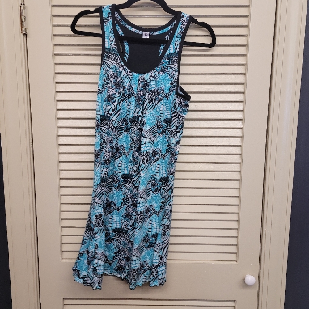 ND intimates size small blue white gown